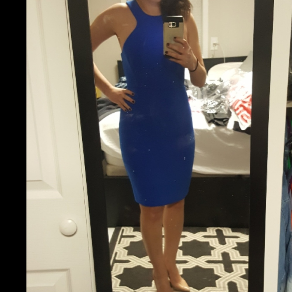 Royal Blue cocktail dress
